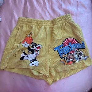 Yellow Space Jam Shorts